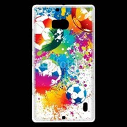 Coque Nokia Lumia 930 football en couleurs 800