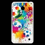 Coque Nokia Lumia 630 football en couleurs 800