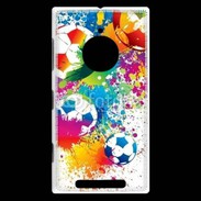 Coque Nokia Lumia 830 football en couleurs 800
