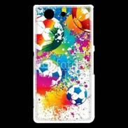 Coque Sony Xperia Z3 Compact football en couleurs 800