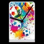 Pendule de bureau football en couleurs 800