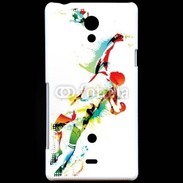 Coque Sony Xperia T Gardien de football en couleurs 500