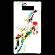 Coque LG Optimus L7 Gardien de football en couleurs 500