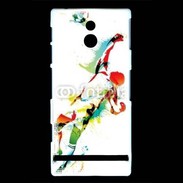 Coque Sony Xperia P Gardien de football en couleurs 500