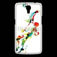 Coque Samsung Galaxy Mega Gardien de football en couleurs 500