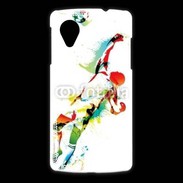 Coque LG Nexus 5 Gardien de football en couleurs 500