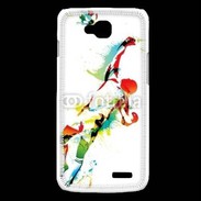 Coque LG L90 Gardien de football en couleurs 500