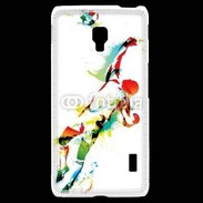 Coque LG F6 Gardien de football en couleurs 500