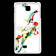 Coque LG F5 Gardien de football en couleurs 500