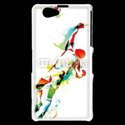 Coque Sony Xperia Z1 Compact Gardien de football en couleurs 500