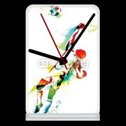 Pendule de bureau Gardien de football en couleurs 500