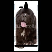 Coque Sony Xperia U Chiot Terre neuve 500