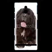 Coque Sony Xperia P Chiot Terre neuve 500