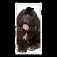 Coque Sony Xperia M2 Chiot Terre neuve 500