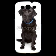 Coque Samsung Galaxy S3 Labrador noir adulte 600
