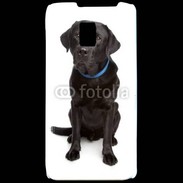 Coque LG P990 Labrador noir adulte 600