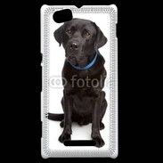 Coque Sony Xperia M Labrador noir adulte 600