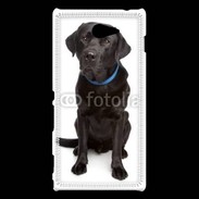 Coque Sony Xperia M2 Labrador noir adulte 600