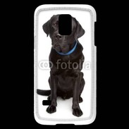 Coque Samsung Galaxy S5 Mini Labrador noir adulte 600