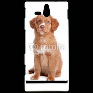 Coque Sony Xperia U Chiot Retriever 600