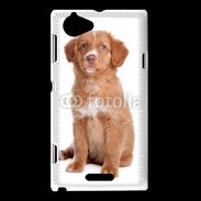 Coque Sony Xperia L Chiot Retriever 600