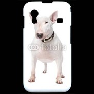 Coque Samsung ACE S5830 Bull Terrier blanc 600