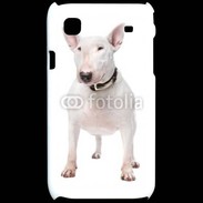 Coque Samsung Galaxy S Bull Terrier blanc 600