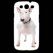 Coque Samsung Galaxy S3 Bull Terrier blanc 600