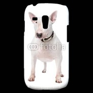 Coque Samsung Galaxy S3 Mini Bull Terrier blanc 600