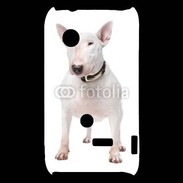 Coque Sony Xperia Typo Bull Terrier blanc 600