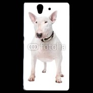Coque Sony Xperia Z Bull Terrier blanc 600