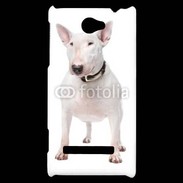 Coque HTC Windows Phone 8S Bull Terrier blanc 600