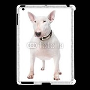 Coque iPad 2/3 Bull Terrier blanc 600