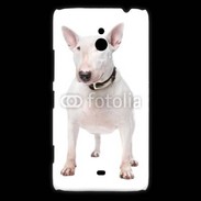 Coque Nokia Lumia 1320 Bull Terrier blanc 600