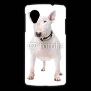 Coque LG Nexus 5 Bull Terrier blanc 600