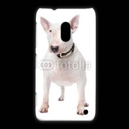 Coque Nokia Lumia 620 Bull Terrier blanc 600