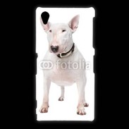 Coque Sony Xpéria Z1 Bull Terrier blanc 600