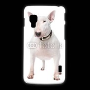 Coque LG L5 2 Bull Terrier blanc 600