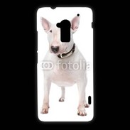 Coque HTC One Max Bull Terrier blanc 600