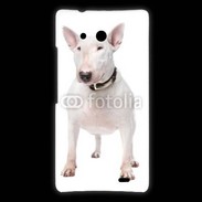 Coque Huawei Ascend Mate Bull Terrier blanc 600