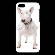 Coque iPhone 5C Bull Terrier blanc 600