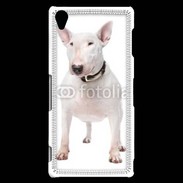 Coque Sony Xperia Z3 Bull Terrier blanc 600