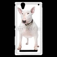 Coque Sony Xperia T2 Ultra Bull Terrier blanc 600