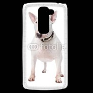 Coque LG G2 Mini Bull Terrier blanc 600