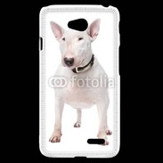 Coque LG L70 Bull Terrier blanc 600