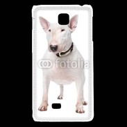 Coque LG F5 Bull Terrier blanc 600