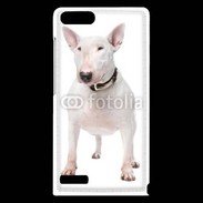 Coque Huawei Ascend G6 Bull Terrier blanc 600