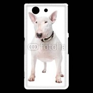 Coque Sony Xperia Z3 Compact Bull Terrier blanc 600