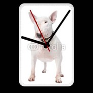 Grande pendule murale Bull Terrier blanc 600