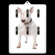 Porte clés Bull Terrier blanc 600